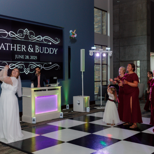 The Rushing Wedding dance floor (1)